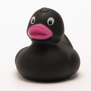 Rubber duck black bath - black,