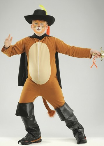 Childrens brown puss - childrens,