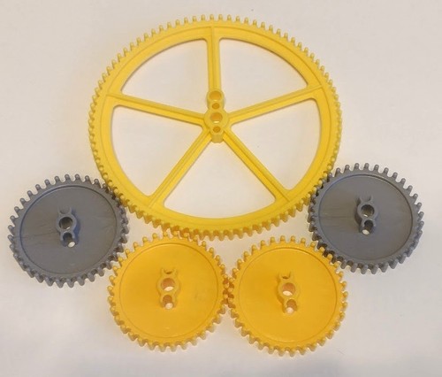 Nex crown gears yellow - x,