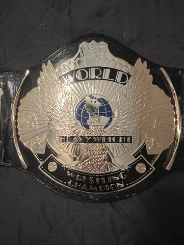 Wwf winged eagle belt signed - winged,