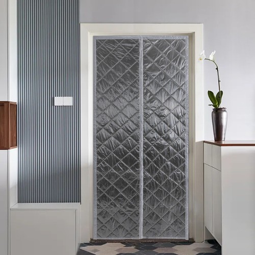 Insulated door curtain - insulated,
