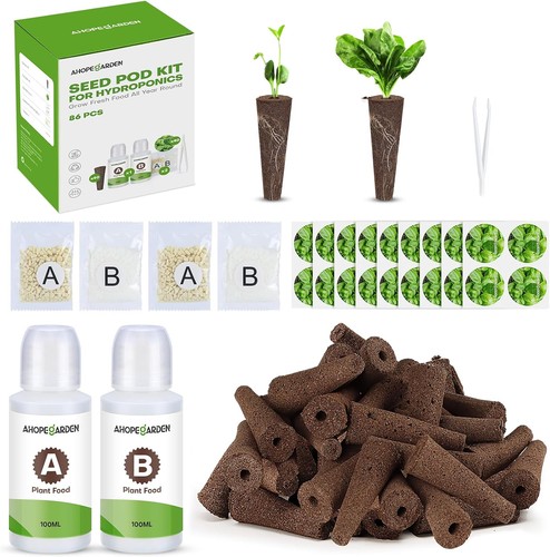 86pcs hydroponic growing kit - 86pcs,