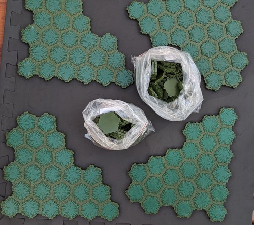 Heroscape swamp terrain - heroscape,