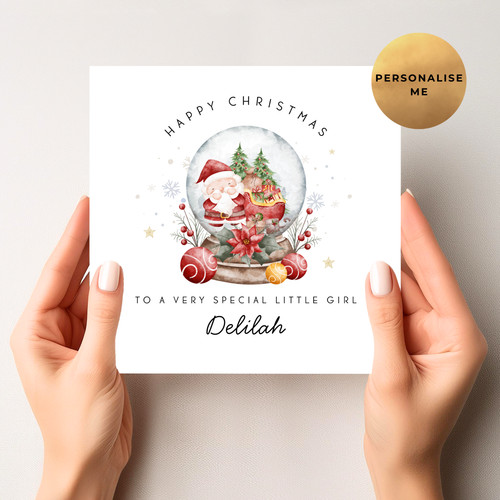 Personalised christmas card - christmas,