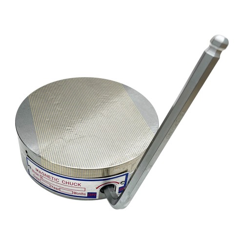 Magnetic chuck 3in round - magnetic, 6.3in