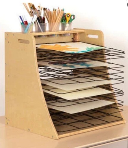 Tts wooden drying art rack - art,