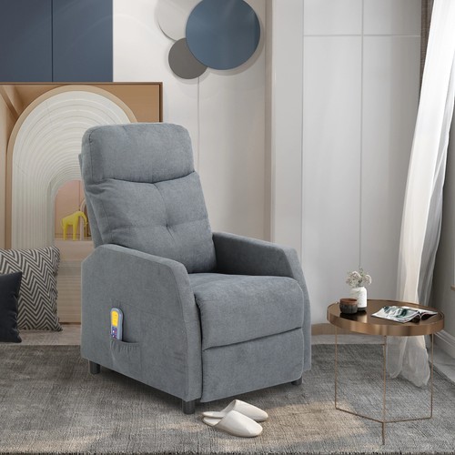 Grey reclining massage - grey,