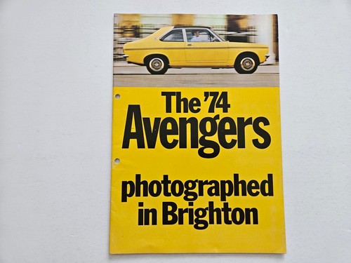 Hillman avenger sales brochure - hillman,
