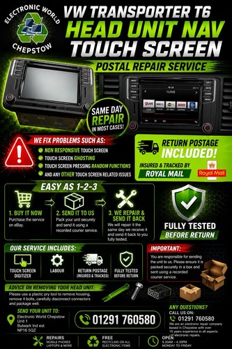 Transporter head unit - vw, t6