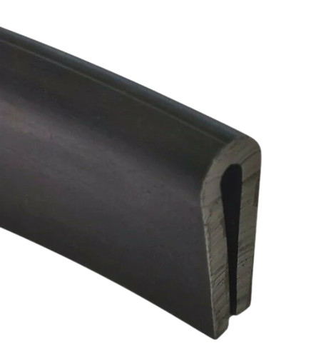 Large rubber channel edging - rubber, u