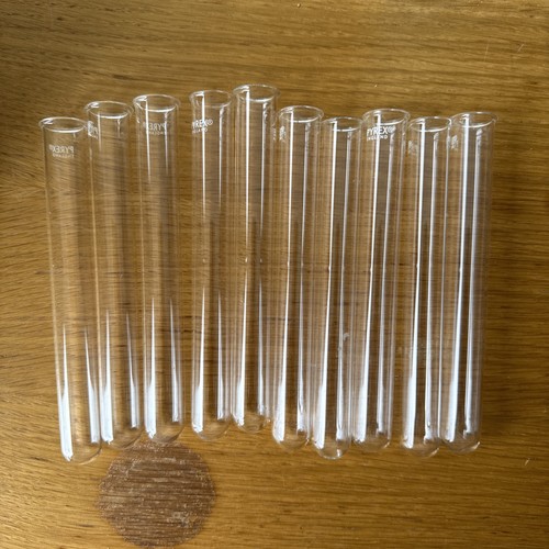 Glass pyrex test tubes - test,