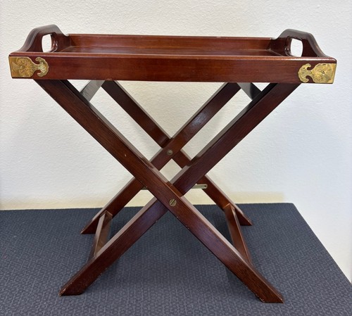 Vtg butler campaign style - vtg, wood