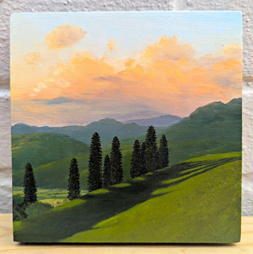 The sun sets - the, sets'