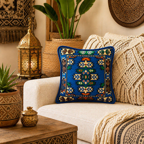 Handmade 40x40cm turkish kilim - handmade,