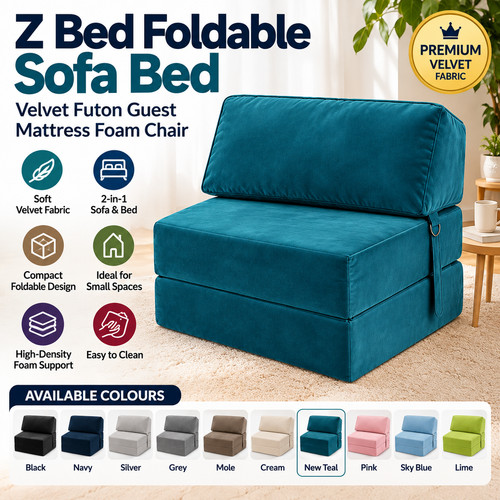 Single bed foldable sofa - bed,