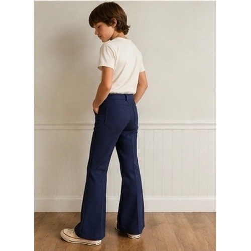 Vintage 70s navy bell - vintage, bottom