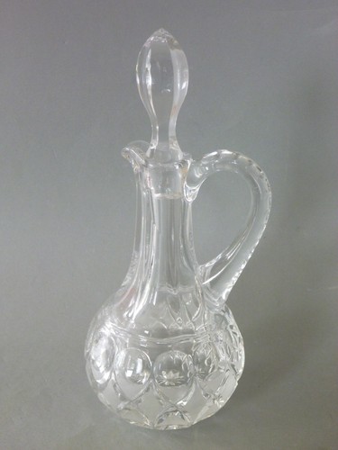 Vintage glass oil vinegar - oil,