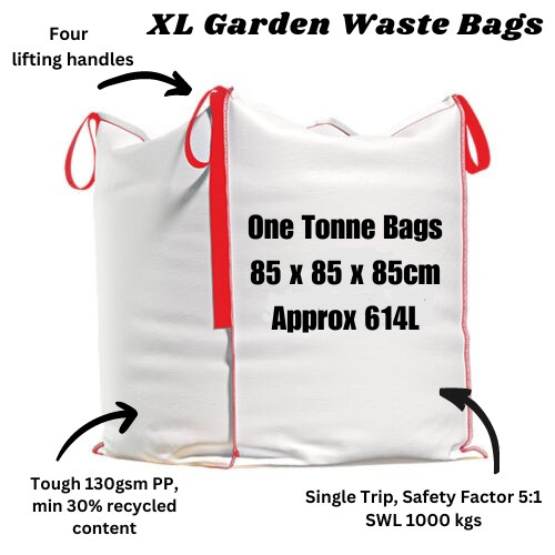 Garden waste bag ton bulk - waste,