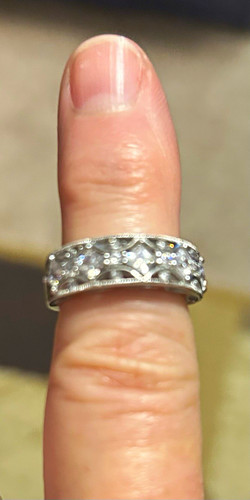 Tacori silver wedding band