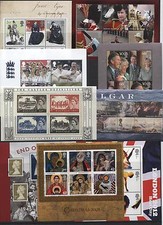 Miniature Sheets 1978 - 2007 MINT MNH - BELOW FACE MINI SHEETS