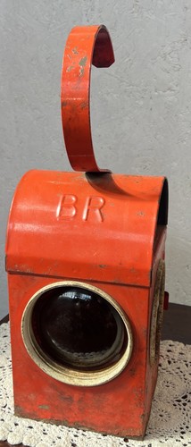 British railway lantern - british,