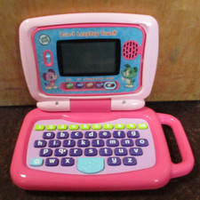 LeapFrog 2 in 1 LeapTop Touch Laptop, Pink, Learning Tablet for Kids