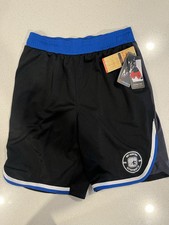 AND1 Men's Basketball Shorts Hoop Blue Black 10" Inseam Pockets New With Tags A2