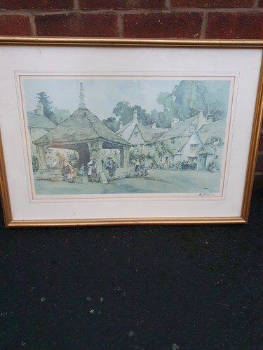 The village pump castle coombe - village,