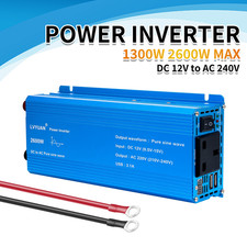 1300W 2600W Max Pure Sine Wave