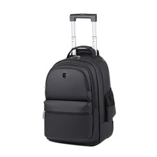 Black Backpack Rolling Trolley