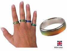 Genuine Tobar MOOD RING Colour Changing Emotion Rings Party Favors Party Gift UK
