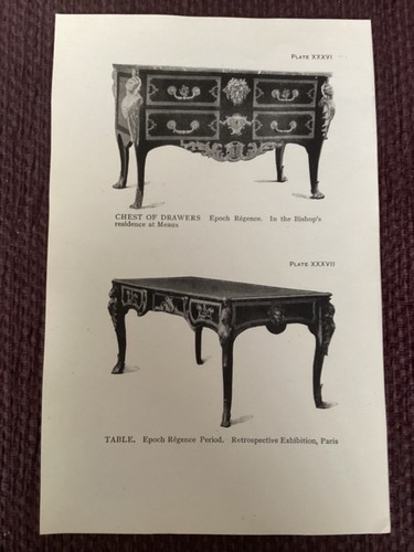 Antique 1913 print chest of - print,,
