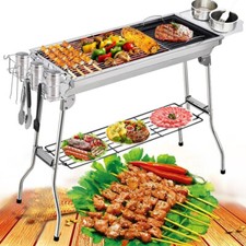 Charcoal BBQ Grill Folding Grill Portable Travel Grill Outdoor Camping Grill