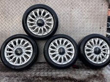 FIAT 500 2016 - 2015 15" ALLOY WHEELS & TYRES 185/55/15 4X98