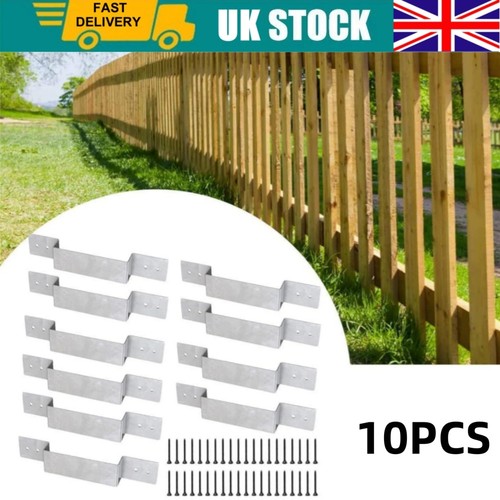 10pcs galvanised fence panel - galvanised,