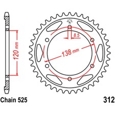High Quality 40Z Sprocket 525