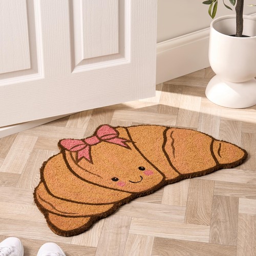 Ohs croissant doormat novelty - doormat,