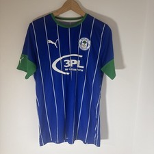 Wigan Athletic Home 2019-2020 Football Shirt Medium Puma #18 on Reverse Jersey
