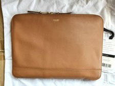 Knomo Mason Leather Shoulder Bag Organizer Crossbody Brown