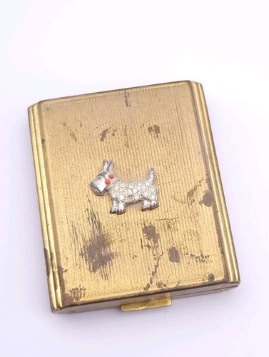 Art deco powder compact - deco,