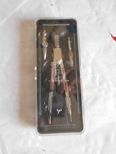 vintage Wild Swiss draftsman's set technical drawing instruments compass