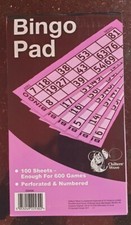 600 Bingo Game Single Ticket