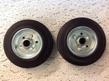 Pair of Probst Almi AL33 Block Cutter Splitter Wheels & Tyres Price Includes VAT