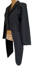 Tail Coat Blazer Greatest Show Ringmaster Jacket  Costume Size 10/12