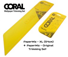 Coral Paperwiz Walwiz XL 3 in 1 Tool Wallpaper Smoother Set Seams Trims 69500