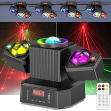 Rotating Magic Ball Laser Light RGBW Projector DMX DJ  Disco Party Effect Light