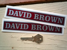 DAVID BROWN TRACTOR STICKERS