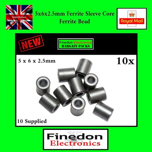 Qty 5x6x2 5mm ferrite - 10,