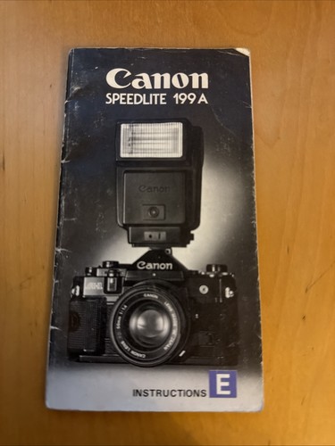 Canon speedlite 199 camera - a,