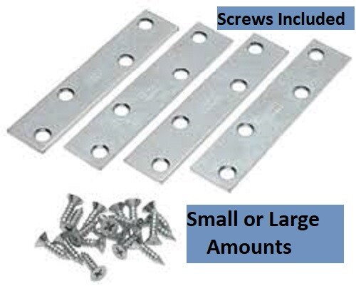 Mending repair plates - plates, straight